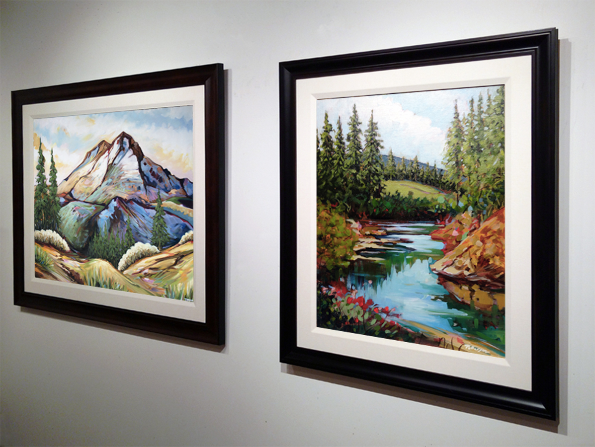 Landscapes on the wall
